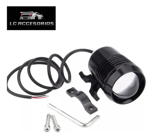 Juego 2 Faros Proyector Lupa Cree Led Auxiliar U2 + Tecla Sw