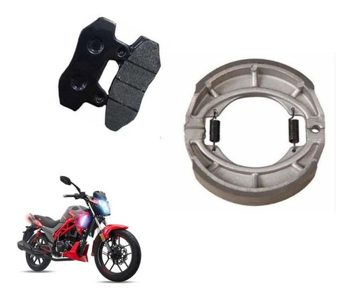 Imagen 1 de 1 de Balatas Delanteras Y Traseras 200r Veloci Genéricas
