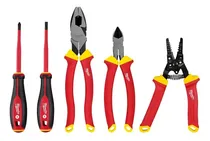 Comprar Juego De Herramientas Manuales Aisladas De 5 Piezas De 1000v Color Rojo