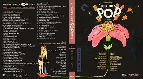 The Monterey Pop Festival (criterion Collec) Bluray 3 Discos