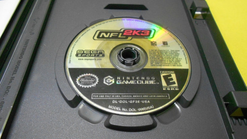 Nfl 2k3 Gamecube Gc (Usado)