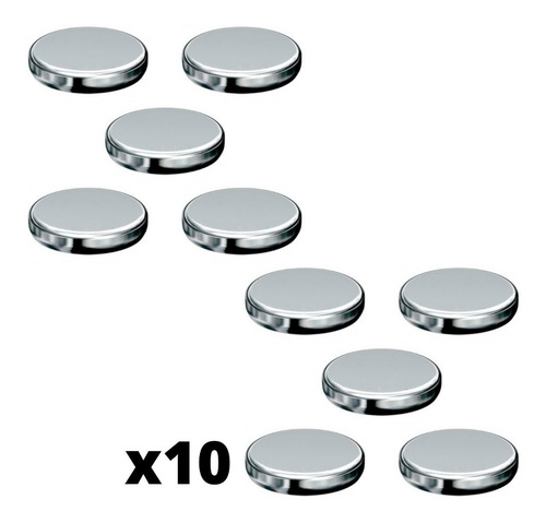 Imagen 2 de 5 de Promo X10 Pilas C2032 3v P/relojes - Luces - Alarmas