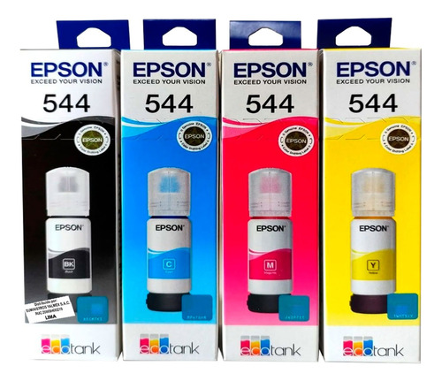 Tinta Epson T544 Negro Original T544(120)  L1110/l3110/l3150