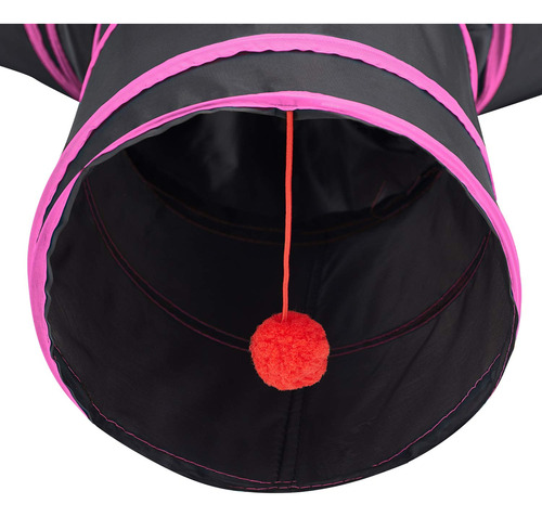 Cat Tunnel Tempcore Pet, Plegable En 3 Direcciones, Con Pelo