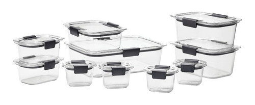 Set Envases Hermético Rubbermaid Portacomidas X10