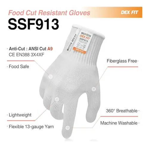 Guantes Resistentes Al Corte Nivel 9, Ligeros Y Duraderos, T