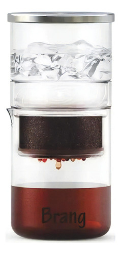 Set Vaso Café Frio Cold Brew 300ml Cristal Cocina Brang Color Transparente