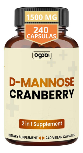 D Manosa Cranberry D Mannose Capsulas Infecciones Urinarias