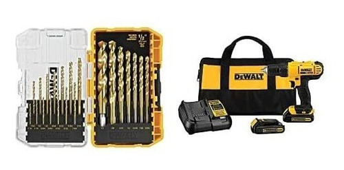 Kit De Conductor De Taladro Inalámbrico De 20v Max Com...