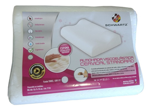 Almohada Viscoelastica Cervical Inteligente Schwartz