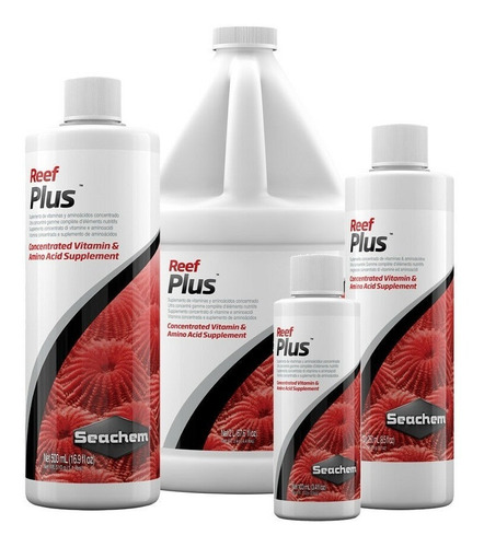 Reef Plus Vitaminas Corales Marino De Seachem  500 Ml