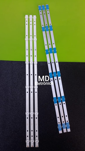 Dt Kit C/3 Barras De Led Tv Philco Ph32u20dsg Aluminio