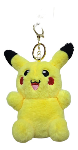 Llaveros Mini De Peluche Tiernos Kawaii Color Pikachu