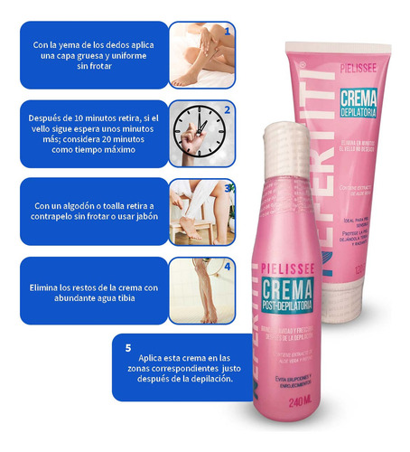 Crema Depiladora Y Post - Brazos Area De Bikini Hombre Mujer