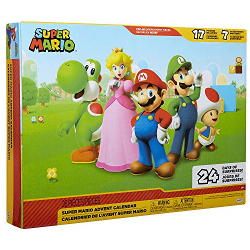 Calendario De Adviento De Nintendo Super Mario Con 17