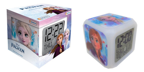 Despertador Frozen Con Luces Led Colores Shp Tunishop