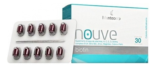 Nouve Biotin C/ 30 cápsulas