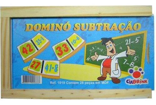 Dominó De Subtração - Ciabrink