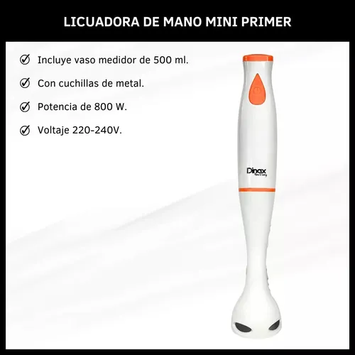 Licuadora de Mano Vertical (mini pimer)