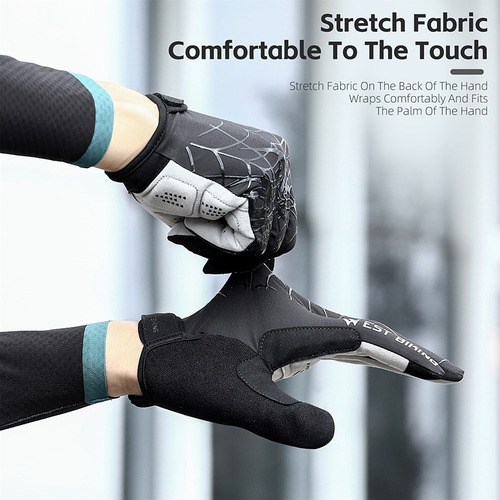 Guantes Ciclismo Pantalla Táctil Dedos Completos