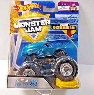 N.e.a. Tour De Policía Favoritos Monster Jam Diecast Car Rec