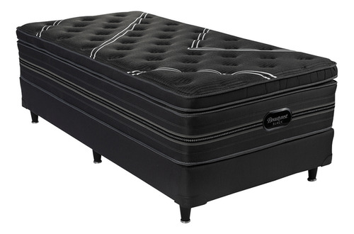 Colchón Y Sommier Simmons Beautyrest Black 1 Plaza 200x100