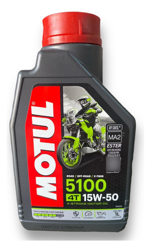 Lubricante Motul 5100 15w50 Semisintetico Litro