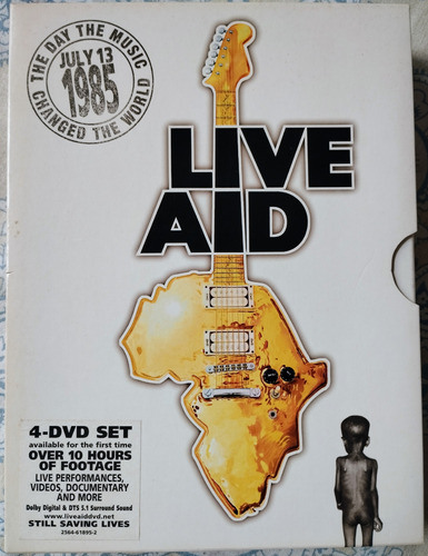 Live Aid 1985 Dvd Perfecto Estado Original