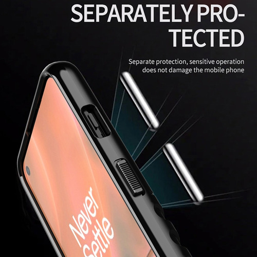 Funda De Tpu Suave Thunderbolt Negra For Oneplus Nord 2 5g