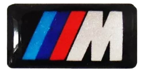 Emblema Adesivo Resinado Bmw M 2x1 Cms Cor Adesivo Bmw M Volante