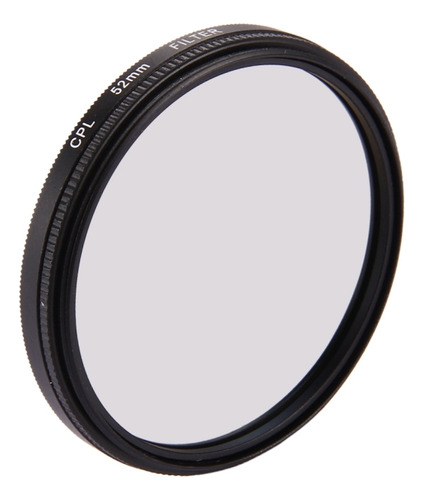 Filtro De Lente Cpl Redondo De 52 Mm 3 Em 1 Para Gopro Hero7