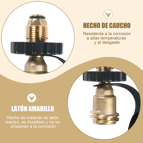 Adaptador Tanque De Con Perilla Manual Pol A Qcc1