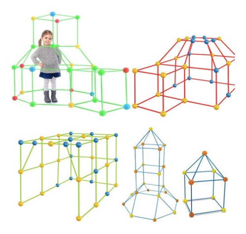 Juguetes De Construcción Para Niños Fort Tent Kit De Constru 