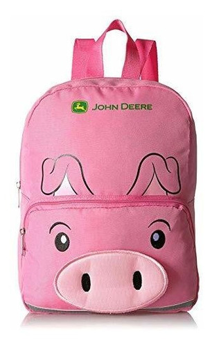 John Deere 13 Inch Mini Backpack (13 , Pink Pig)