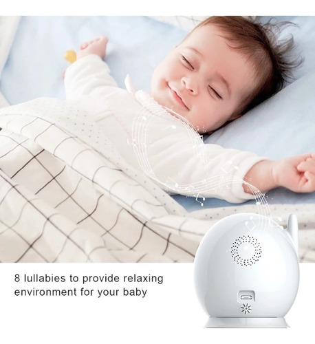 Cámara Baby Monitor Bebes Micrófono Visión Nocturna Abm100s