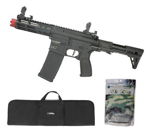 Rifle De Airsoft Pdw Rossi Ar15 Neptune 6mm Keymod 5,5 Com