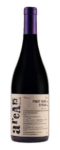 Vinho Area15 Pinot Noir/syrah Tinto Seco 750ml