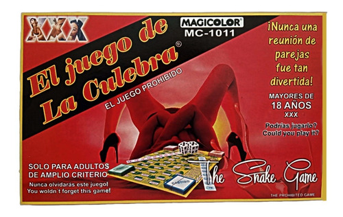 El Juego De La Culebra Juego De Mesa Para  Adultos  