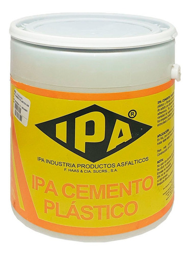 Cemento Plástico Ipa Sellador Impermeabilizante 1 Galón