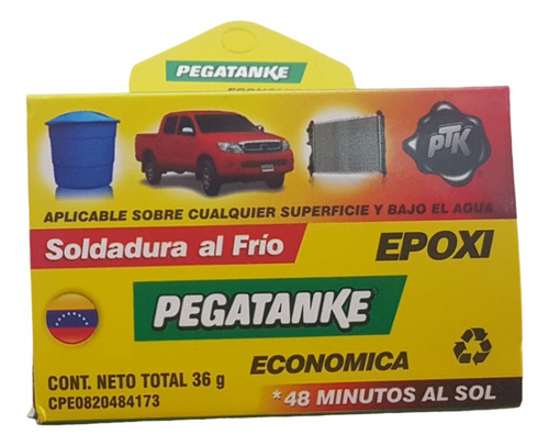 Pegatanke Economica 36g Soldadura Al Frio 