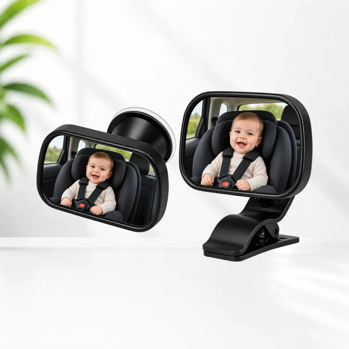 Espelho Interior Bebê Retrovisor Ver Banco Traseiro Carro
