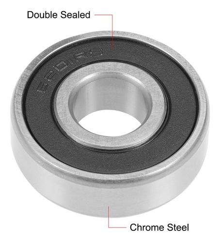 Motocicleta Balero 6201-2rs 12 X 32 X 10 Mm, 10 Unidades