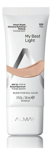 Base de Maquillaje Líquida Almay Smart Shade Anti Aging Skintone Matching Light Beige