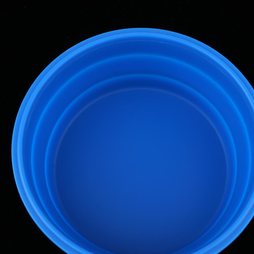 Cuenco De Camping De Silicona De Alimenticio Azul 1200ml