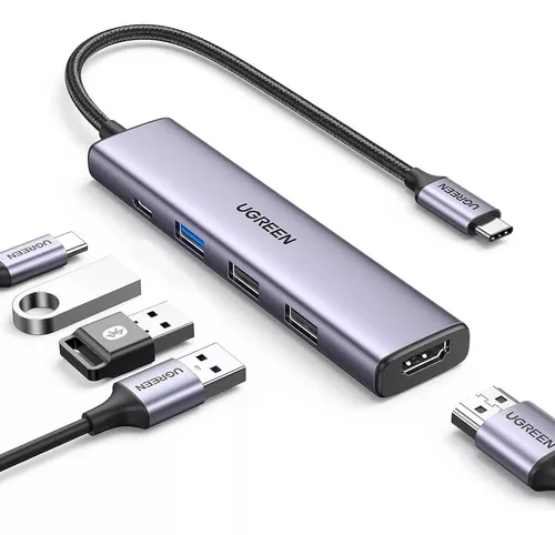 Yizhet USB 3.0 Hub 4 Puertos, Ladron USB 3.0 Alta Velocidad 5 Gbps,  Multipuerto USB 3.0