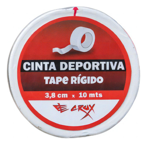 Cinta De Dedos El Crux Tape Rígido Deportivo Color Blanco