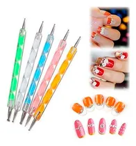 Comprar Kit De 5 Pinceles Dotting Pen Doble Punta Decoración Uñas