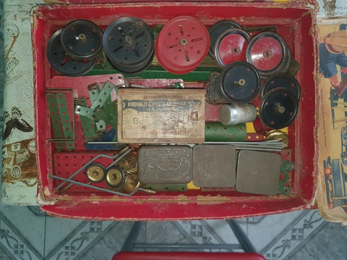 Imagen 2 de 10 de Meccano N6 Inglés Antigüo De 1930