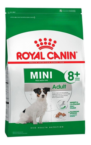 Imagen 1 de 1 de Alimento Royal Canin Size Health Nutrition Mini Adult 8+ para perro senior de raza mini sabor mix en bolsa de 2kg