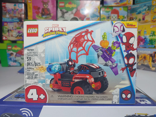 Lego Marvel 10781 Spider-man's Techno Trike 59 Pzs